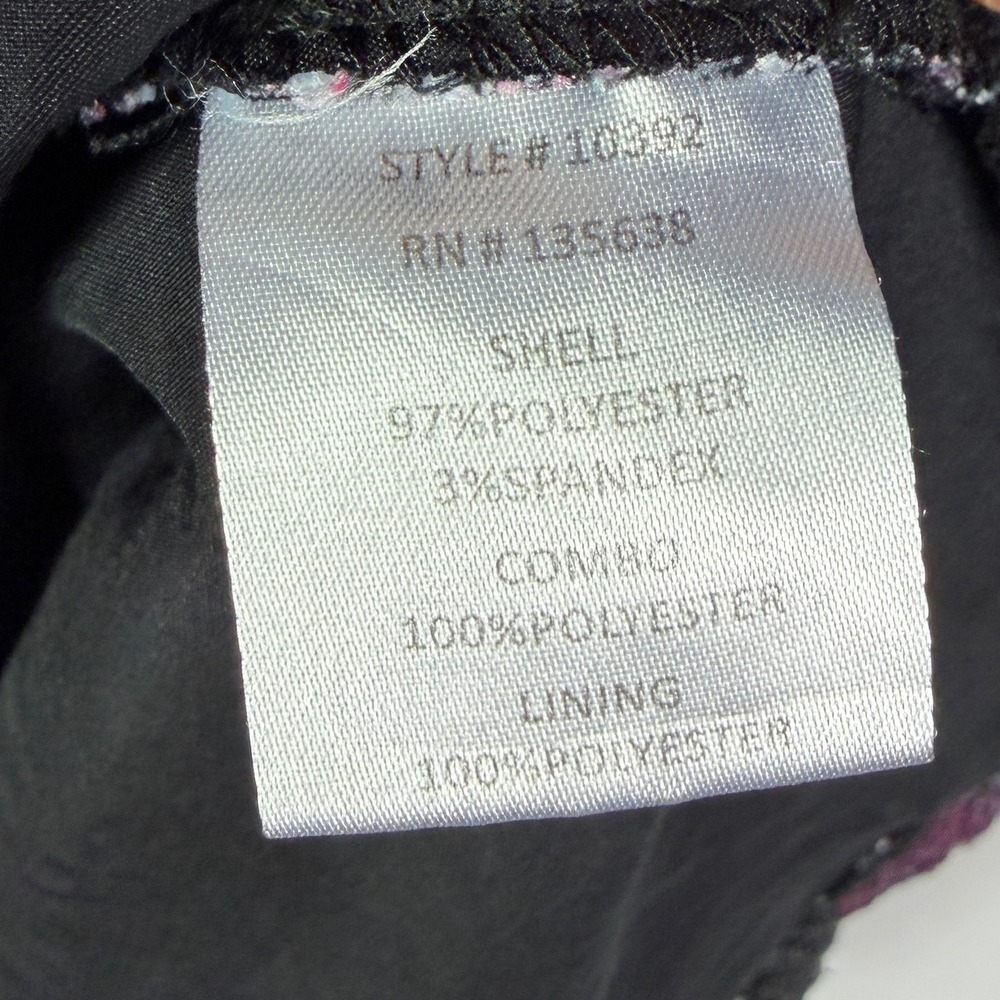 Hutch Lace Plunge Gown Black Pink Floral Dress Sleeveless V-Neck Sz 0 - Picture 11 of 14